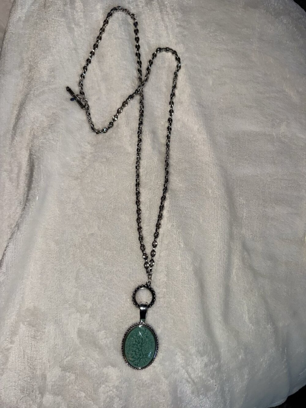 Long Blue Necklace